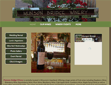Tablet Screenshot of munsonbridgewinery.com